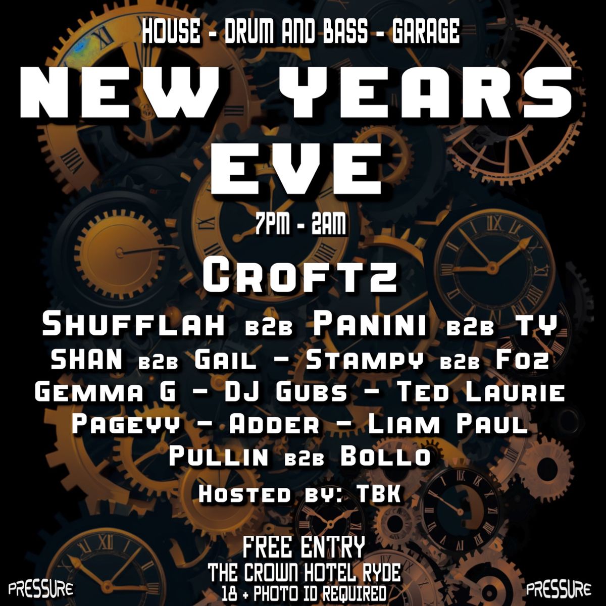 D&B New Years Eve (FREE ENTRY)