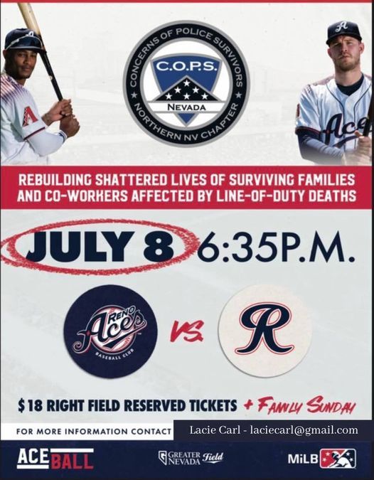 Reno Aces Day with Northern NV COPS