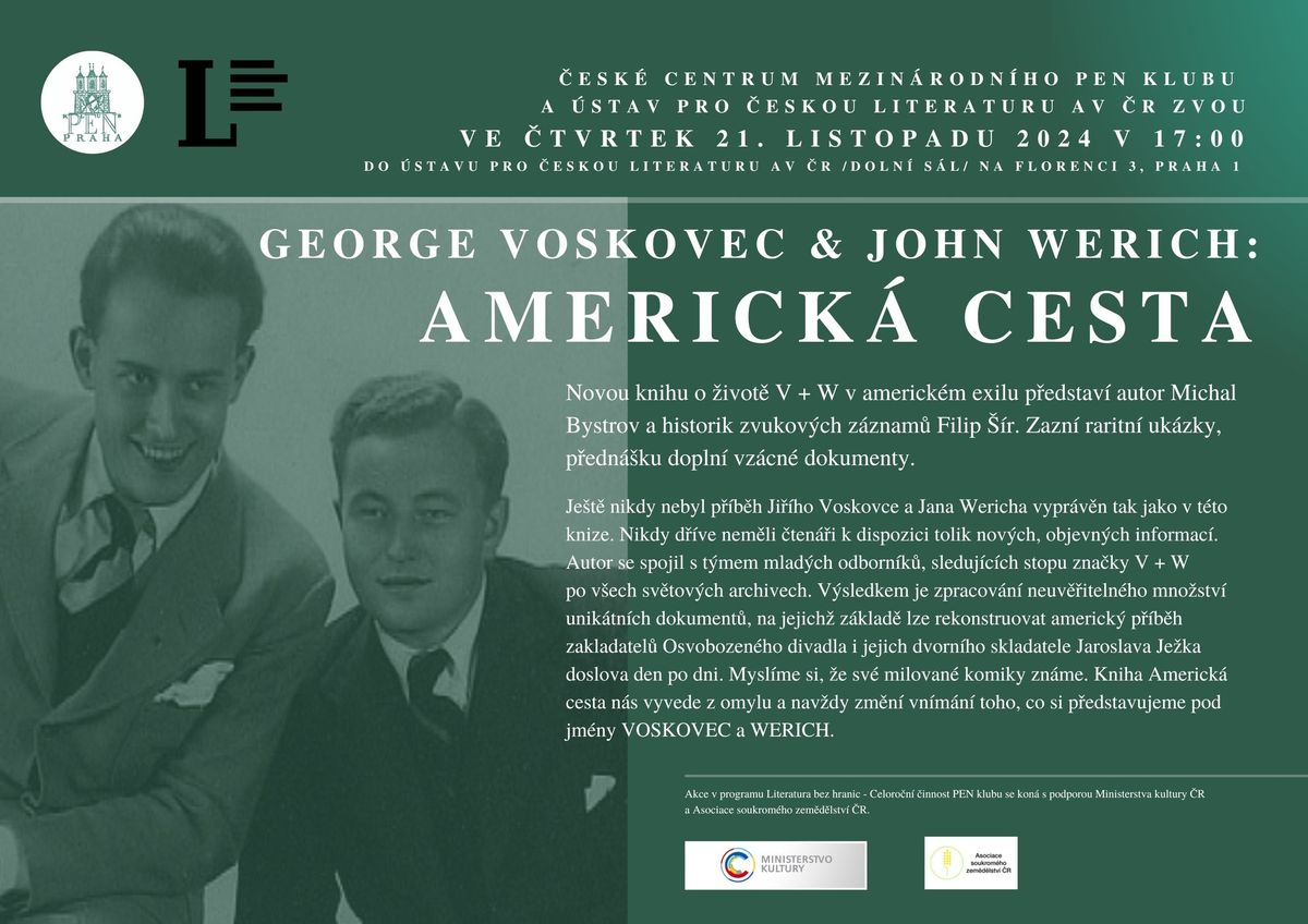 GEORGE VOSKOVEC & JOHN WERICH: AMERICK\u00c1 CESTA