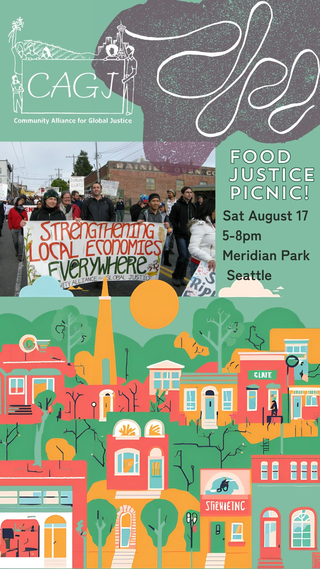 Food Justice Picnic: Salmon, Lawn Games, Potluck