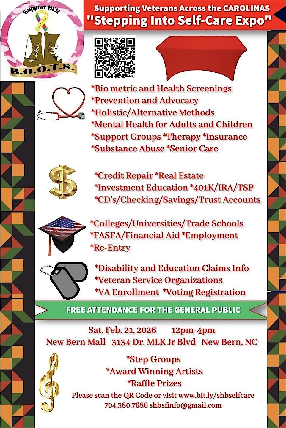 "Stepping Into Self Care" Health and Wellness Expo