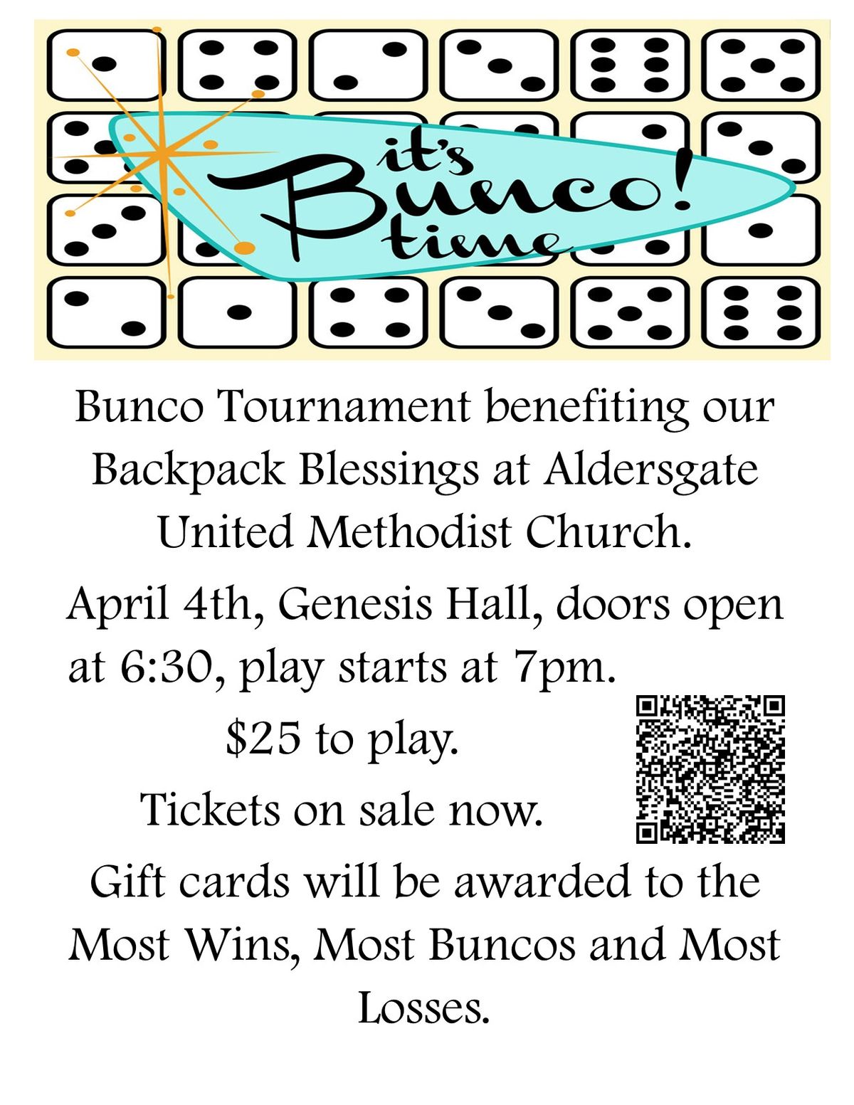 Bunco Tournament 