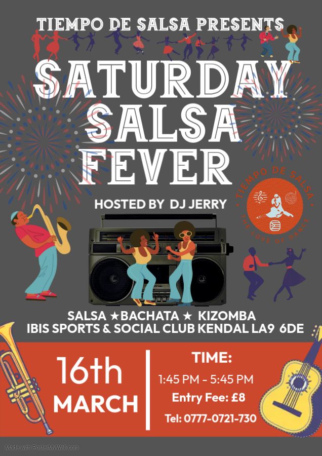 \u2605 Sunday Salsa Fever (SSF) \u2605 Kendal \u2605 Uninterrupted Dancing