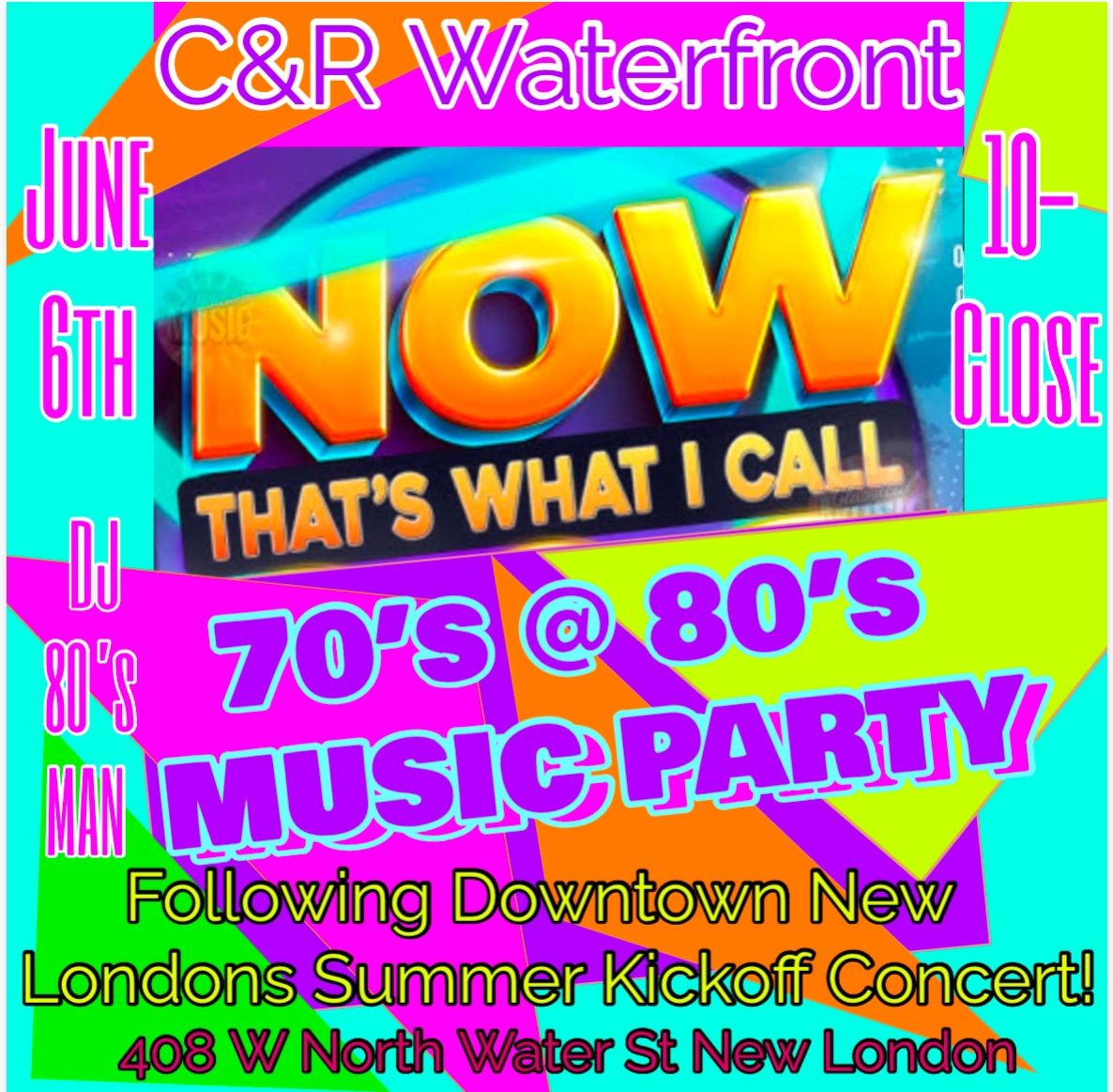 70\u2019s\/80\u2019s Music Party @ Waterfront