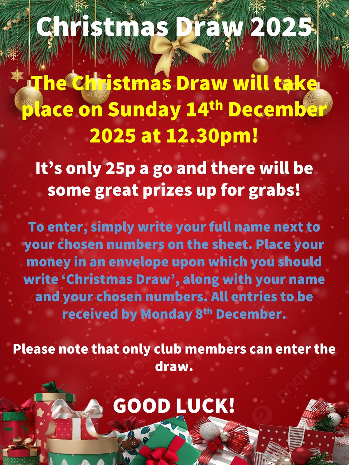 Christmas Draw 2025