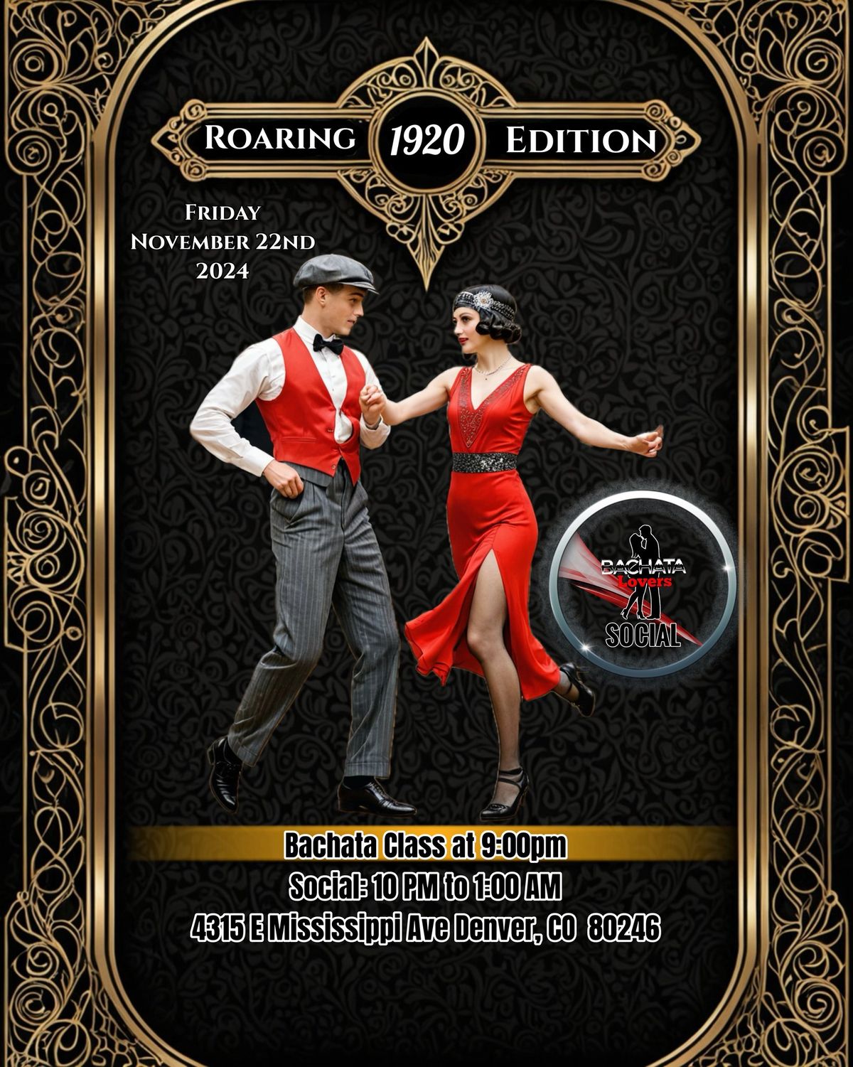 Bachata Lovers Social: Roaring 20s Edition 