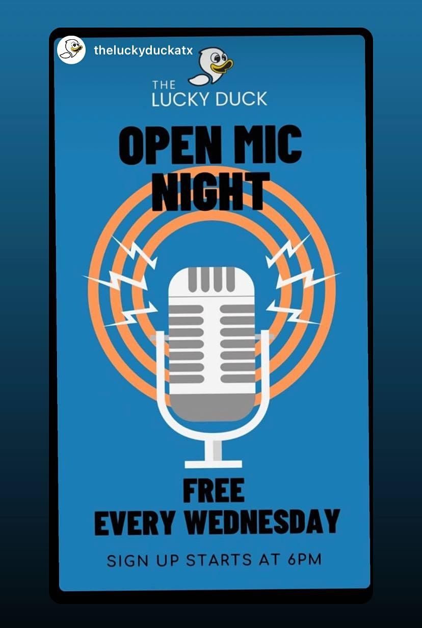 Open Mic Night at The Lucky Duck