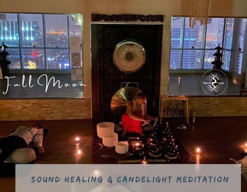 Full Moon Sound Healing and Candlelight Meditation with Ana