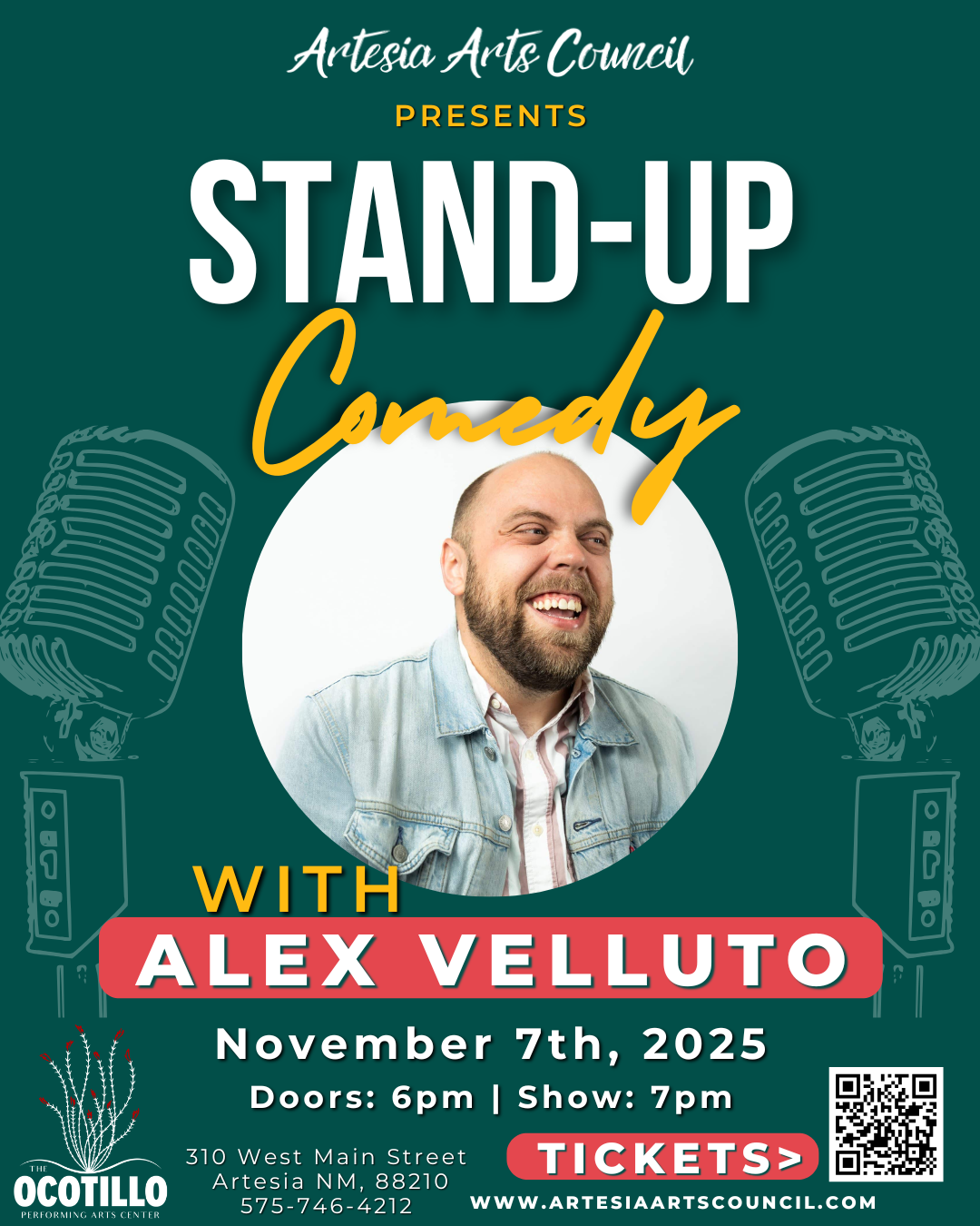 Alex Velluto at Wiseguys Comedy Club Salt Lake City