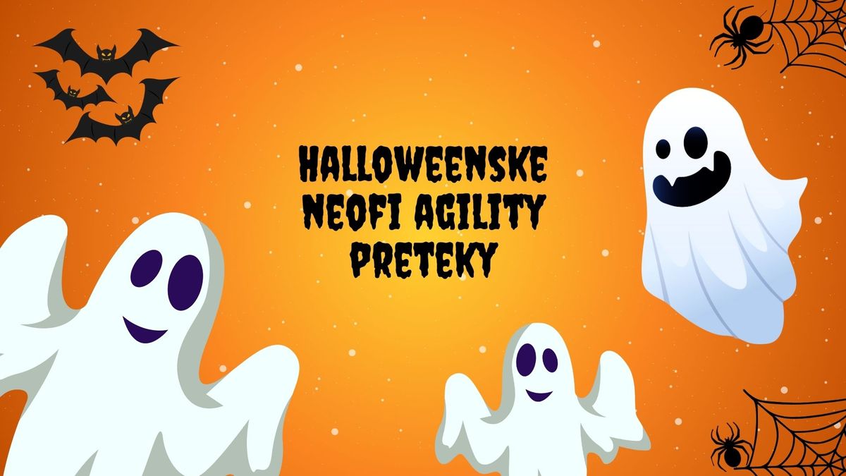 Halloweenske neofi agility preteky