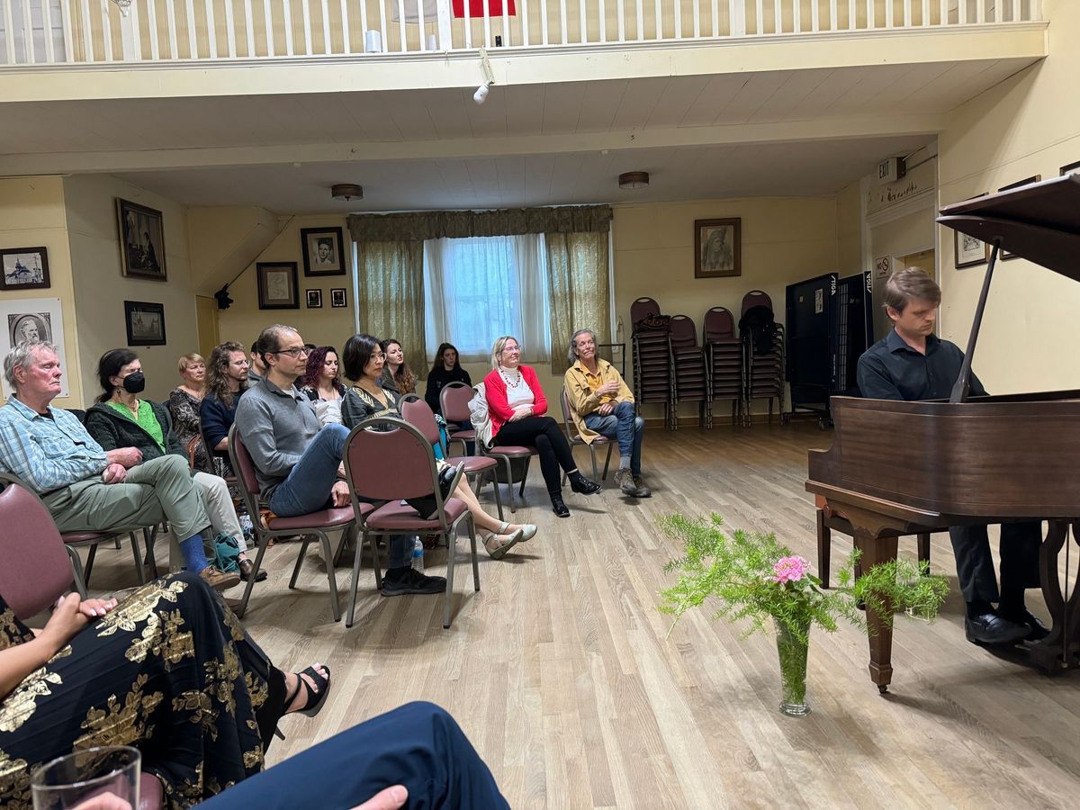 Classical music concert and Potluck at the Polish Club in San Francisco