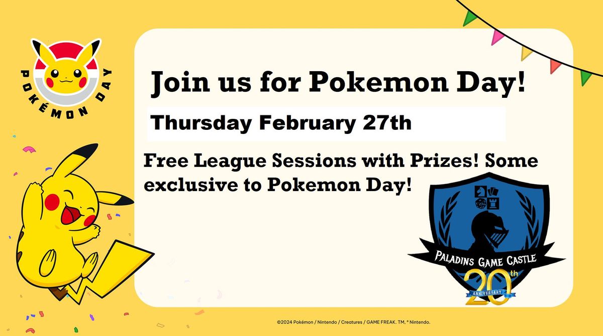 Pokemon Day Celebration! 