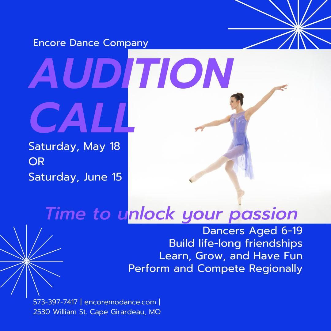 Encore Dance Company Auditions