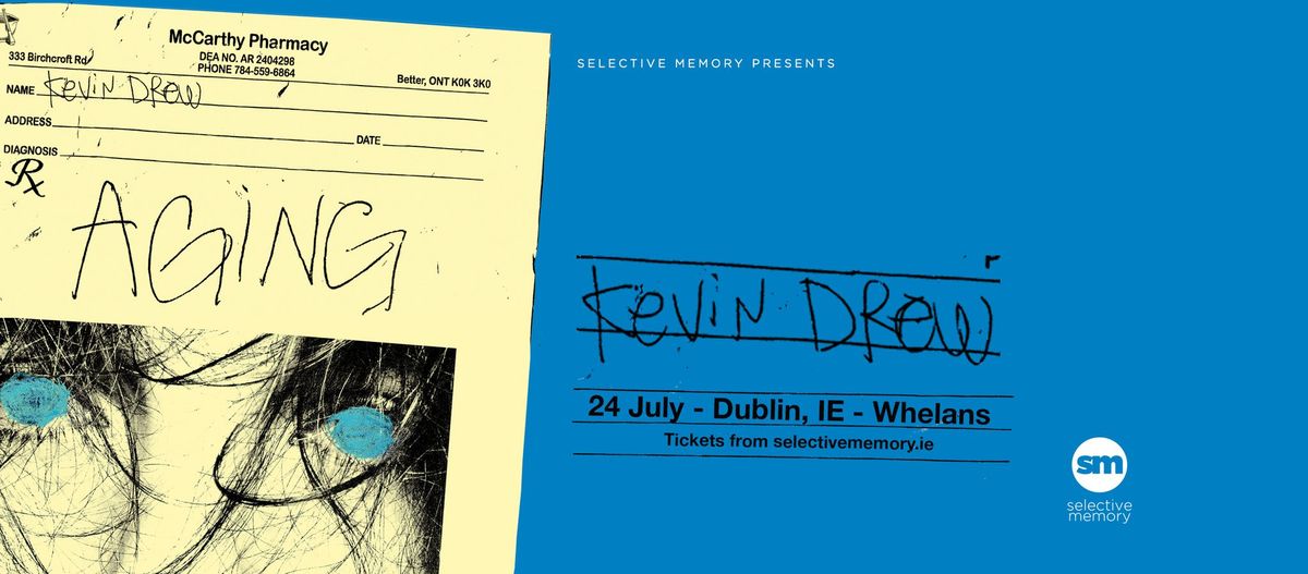 KEVIN DREW  (of Broken Social Scene) LIVE - At Whelans - by Selective Memory