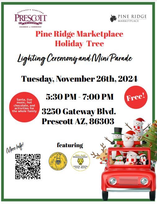 Pine Ridge Mktplace HOLIDAY Tree Lighting & Mini Parade