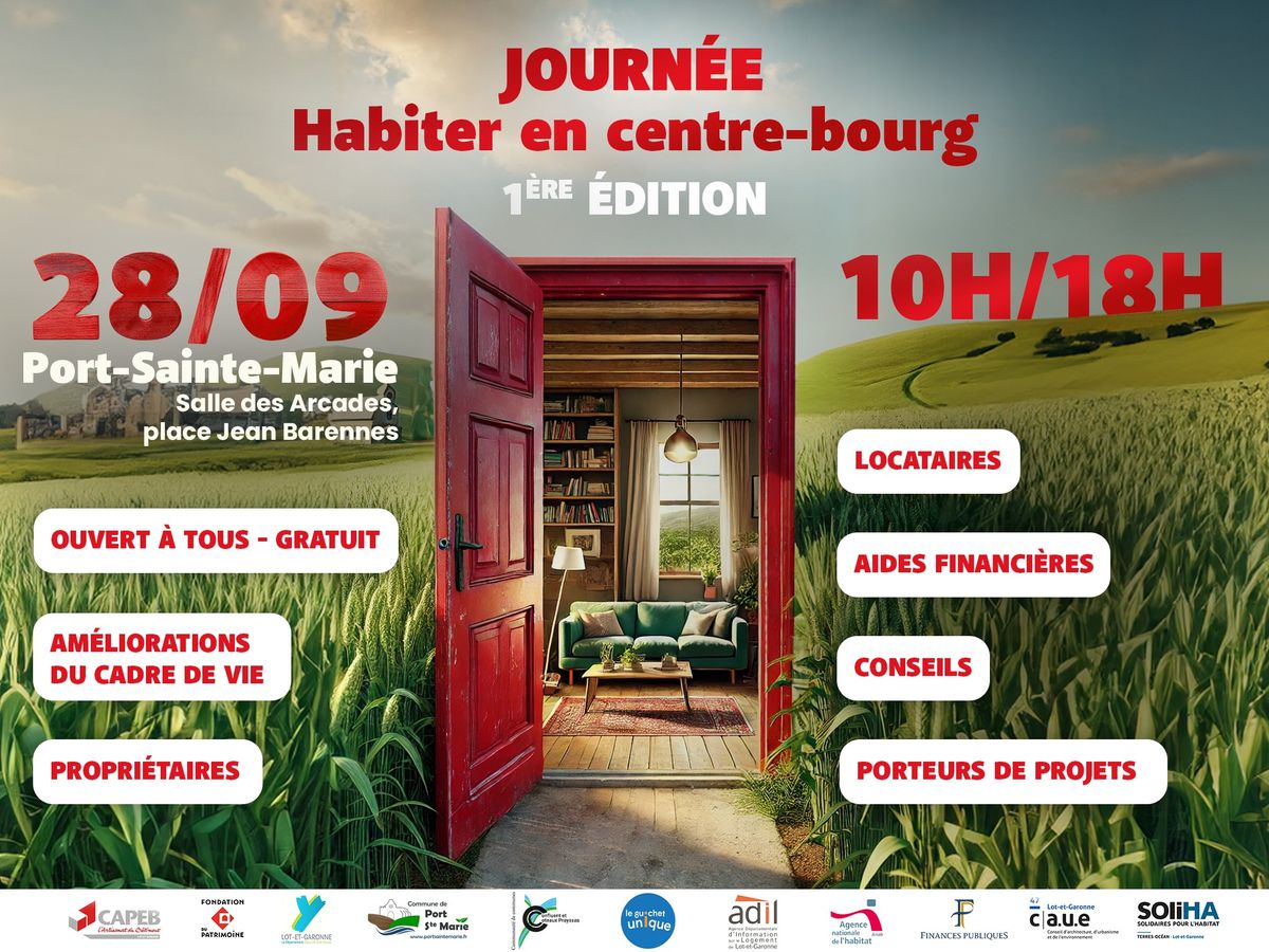 Journ\u00e9e "Habiter en centre-bourg"