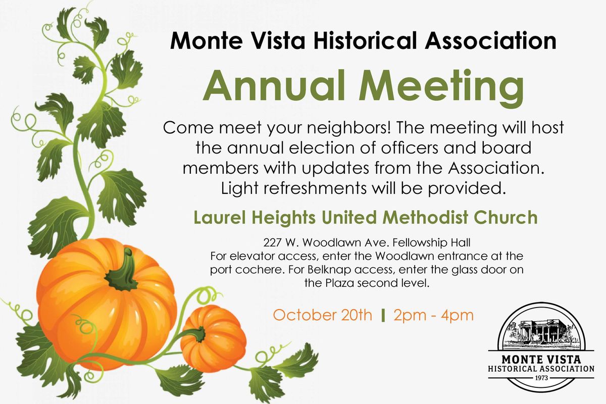 MVHA Annual Meeting 