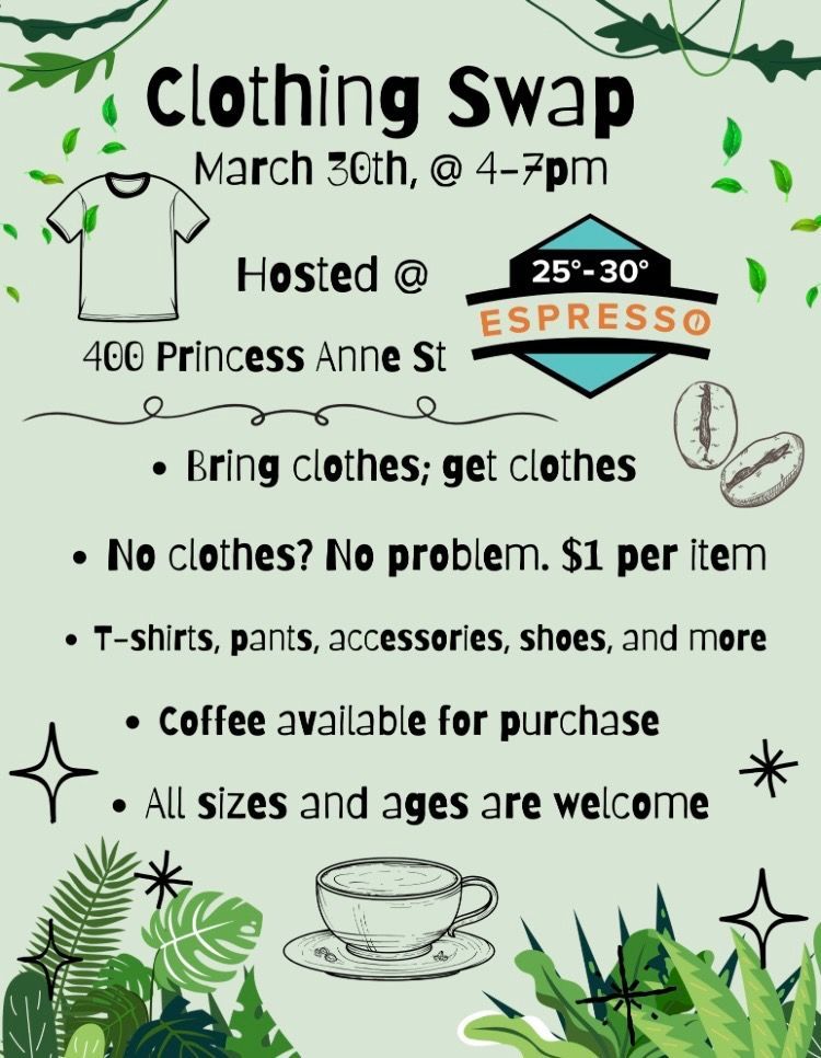 Clothing Swap @ 2530 Espresso