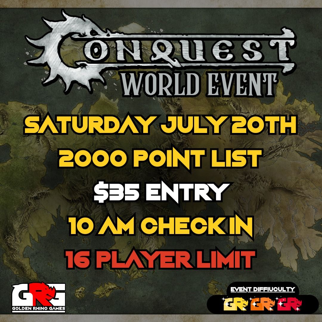 Conquest World Event Tournament