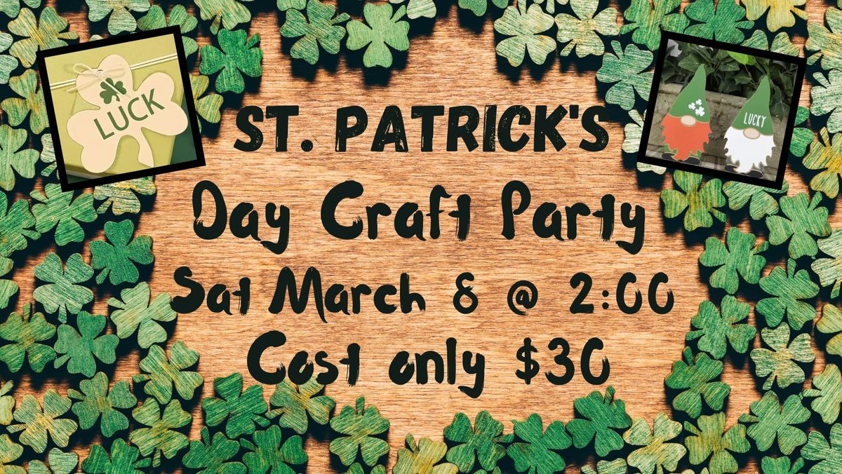 St Patrick's Day Craft Party