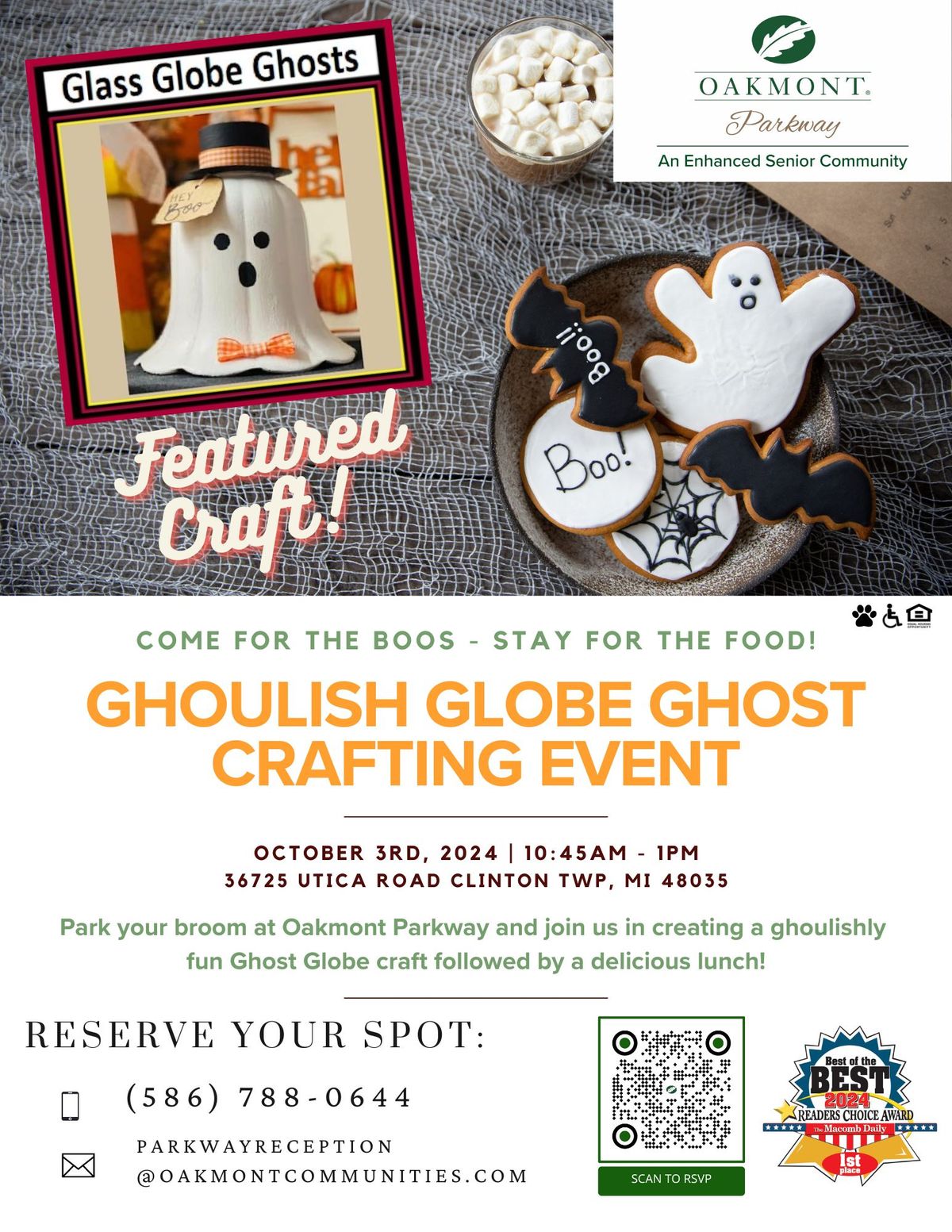 Ghoulish Globe Ghost Crafting Event