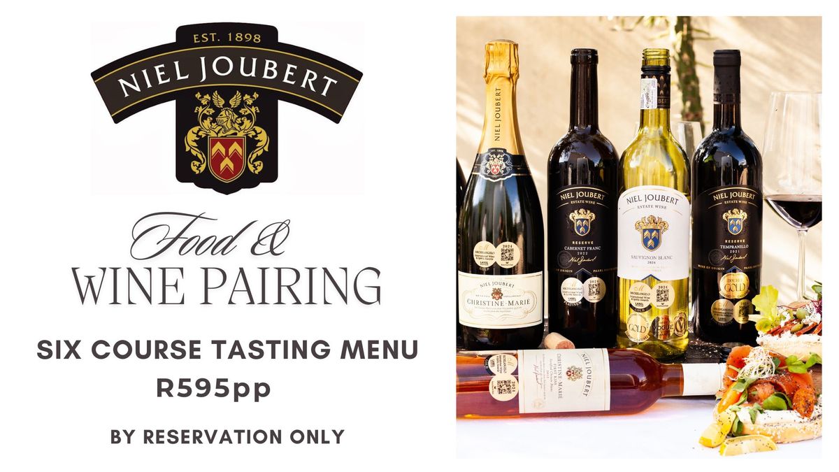 SIX COURSE FOOD & WINE PAIRING - NIEL JOUBERT