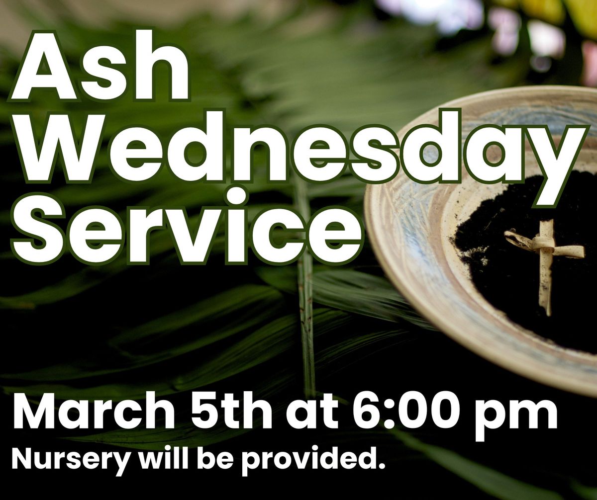 2025 Ash Wednesday Service