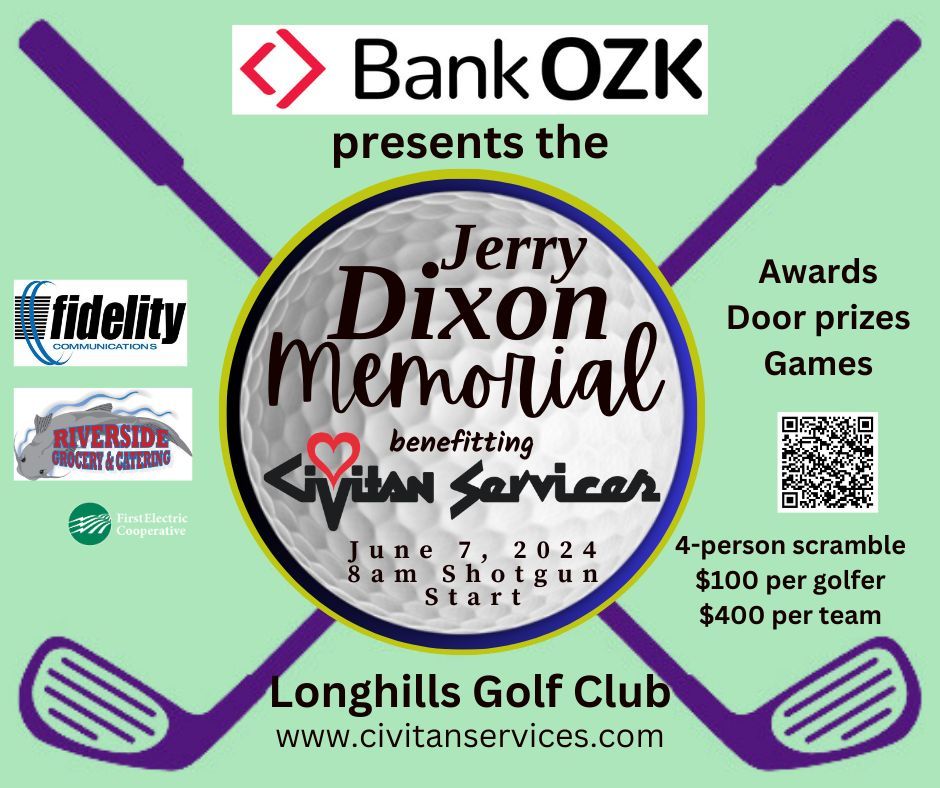 Jerry Dixon Memorial Golf benefitting Civitan Services presented by Bank OZK