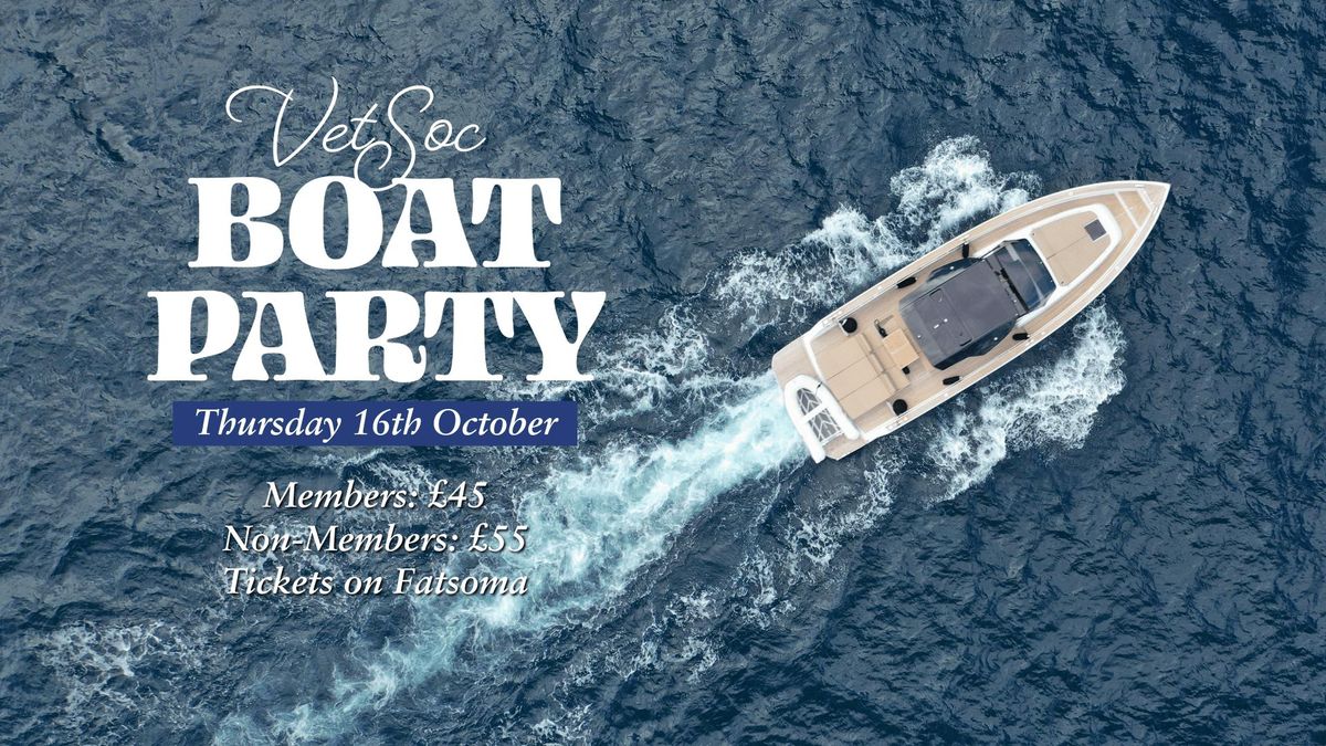 VetSoc Boat Party