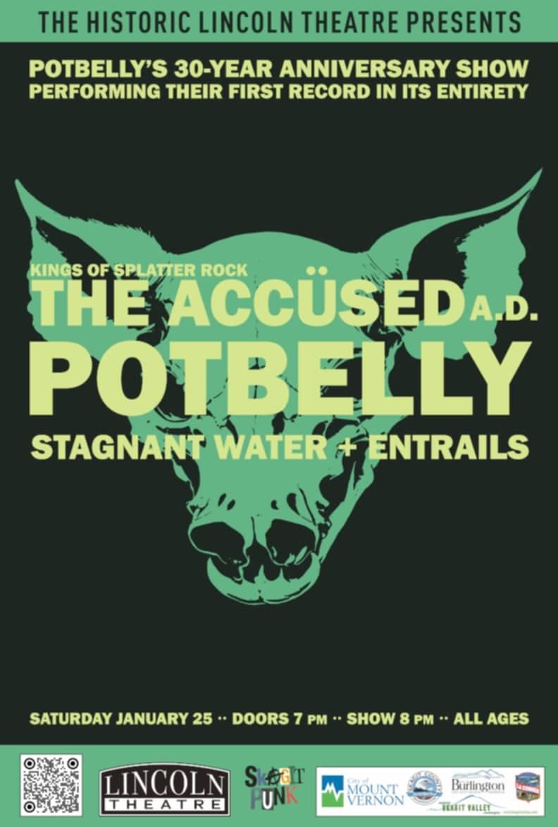 POTBELLY - 30TH ANNIVERSARY, Accused AD, Entrails, Stagnant Water