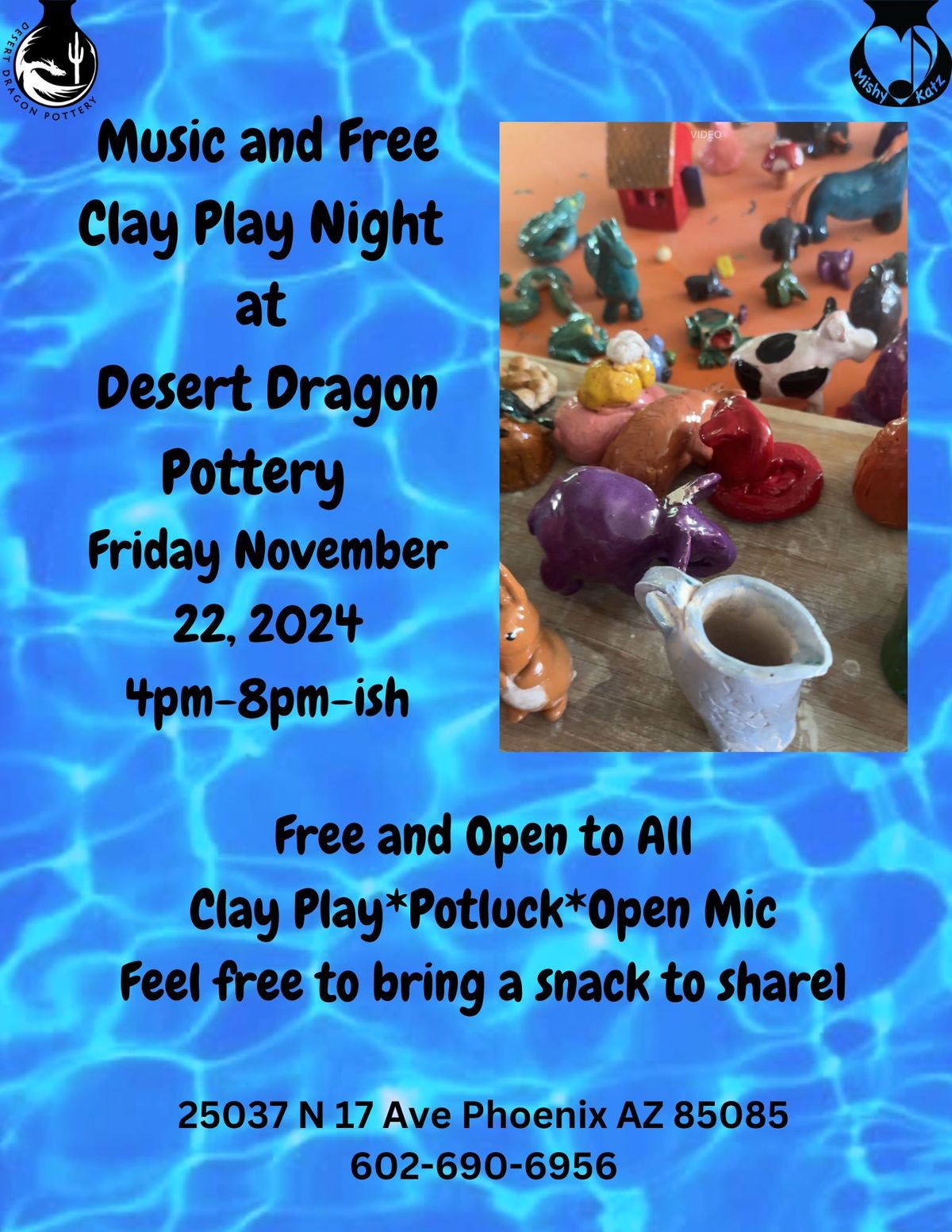 Free Clay Play and Music Night